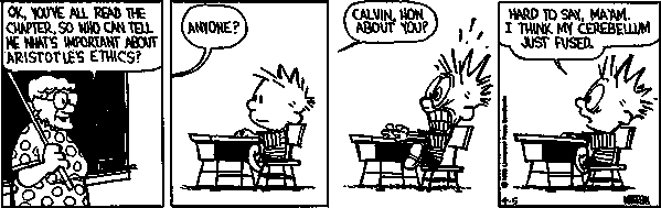 Calvin and Hobbes Confront Aristotle